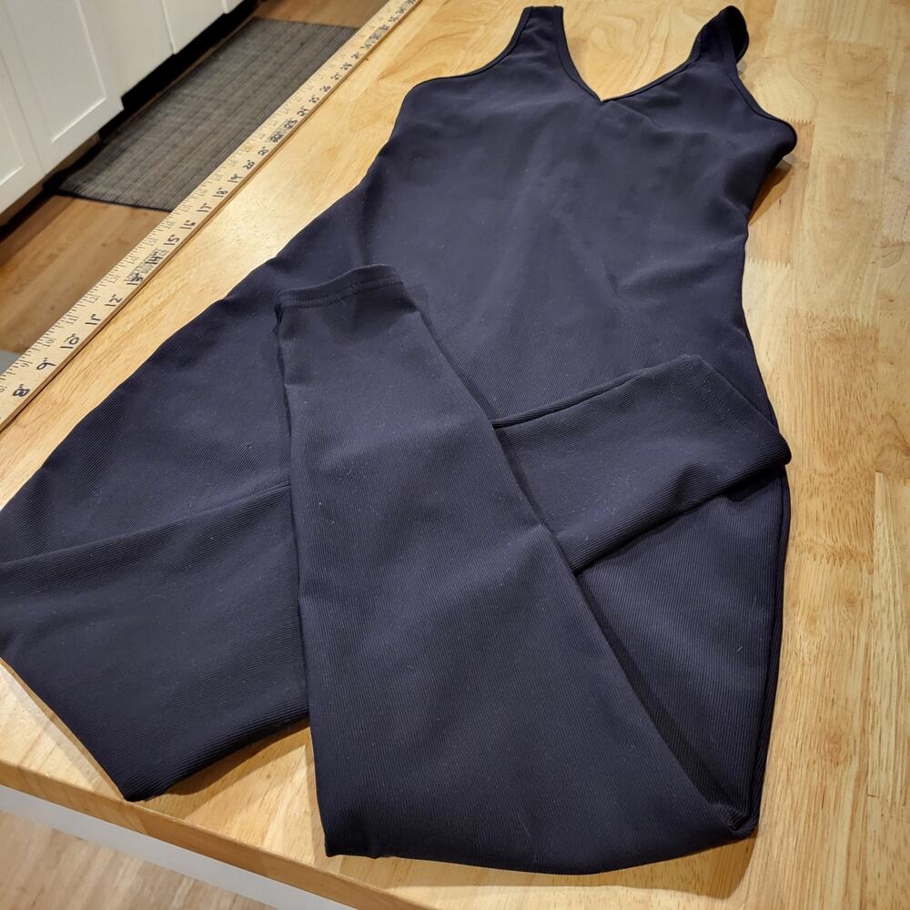 Kyodan Black V-Neck Jumpsuit - Picture 2 of 7